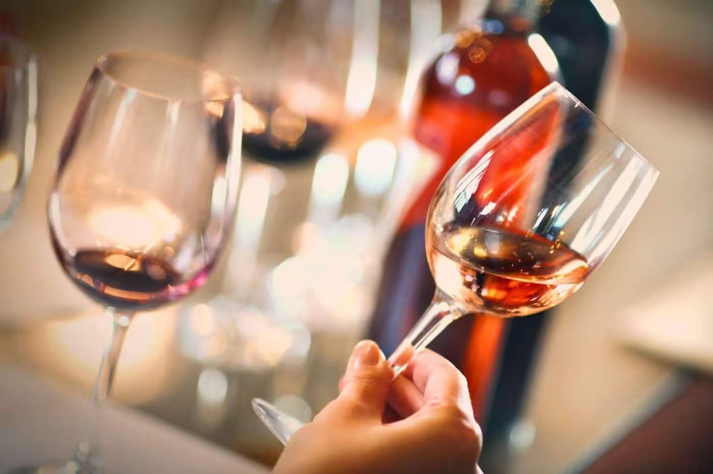 A análise visual é uma das etapas de uma degustação de vinhos para iniciantes e experts